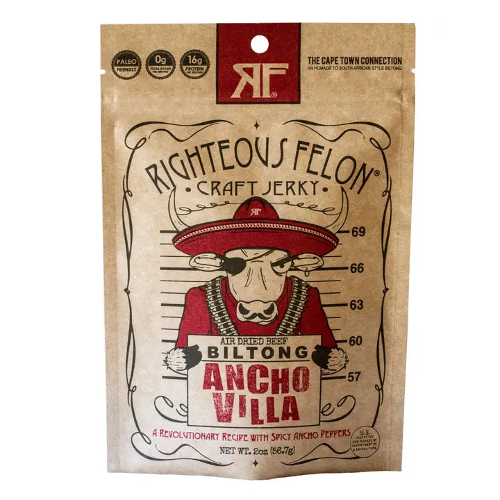 Righteous Felon Righteous Felon Ancho Villa Biltong