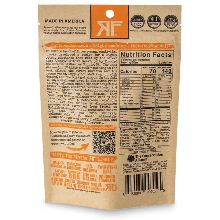 Righteous Felon Habanero Escobar Beef