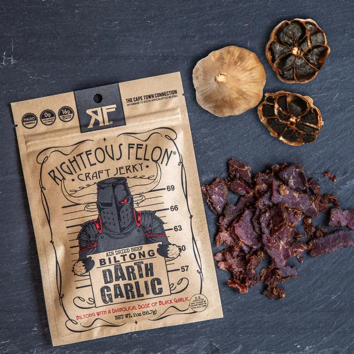 Righteous Felon Darth Garlic Biltong