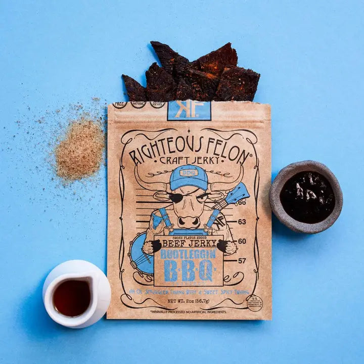 Righteous Felon Bootleggin' Bbq Beef Jerky