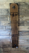 Brown 5 Tier Cowboy Hat Rack