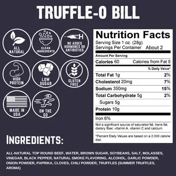 Righteous Felon Truffle-O Bill Beef Jerky
